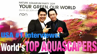 IAPLC 2019 - Interviewing Grand Prize Josh Sim & World's Top Layouters at the Nature Aquarium Party