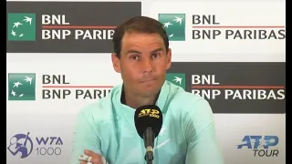 Nadal talks about his injury in Rome