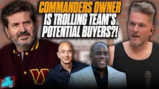 Commanders Owner Is Trolling Potential Buyers, Allowing Bezos To Offer | Pat McAfee Reacts