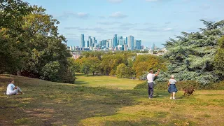 London Walk of Greenwich Park, Royal Park with Fantastic Views