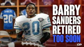 Barry Sanders Retired Too SOON 🥺 | Clutch #Shorts