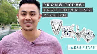 Traditional & Modern Prong Types on Engagement Rings in Under 7 Min - Featuring Claw Prongs
