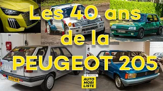 Les 40 ans de la Peugeot 205