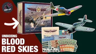 BLOOD RED SKIES - Unboxing Battle Of Midway Starter Set by Warlord Games