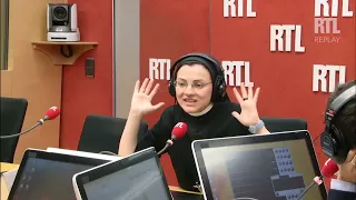 Soeur Cristina était l'invitée de RTL Soir lundi 10 novembre 2014 - RTL - RTL