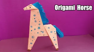 Origami Horse | Easy Paper Crafts | Paper Horse | 5 minutes Crafts | Simple Craft for kids