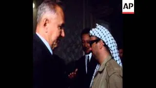 SYND 3-10-70 SOVIET PREMIER ALEXEI KOSYGIN MEETS WITH ARAB LEADERS IN CAIRO