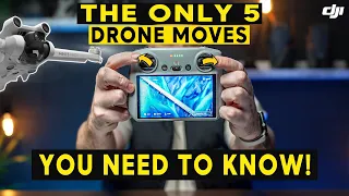 THE ONLY 5 DRONE MOVES YOU NEED TO KNOW - DJI Mini 3 Pro