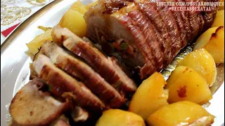 CARNE ASSADA E  RECHEADA PARA O NATAL