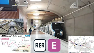Voyage à bord du RER E sur son extension
