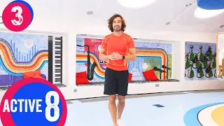 Active 8 Minute Workout 3 | The Body Coach TV