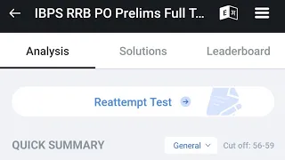 MY 1st rrb po mock test | Speed lani padegi😔| #rrbpo #rrb #bankexams2024