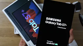 فتح صندوق جالاكسي تاب اس7 بلس Unboxing Galaxy Tab S7 Plus