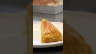 How to make Baklava? Step by Step Turkish Street Food Baklava Recipe #shorts #streetfood