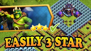 Easily 3 star the Goblin king challenge ! clash of clans ! coc new event attack