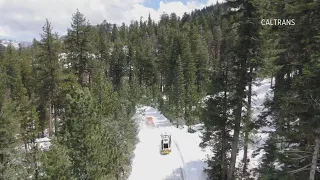 Businesses struggle with Highway 108 closure as Caltrans crews clear snow