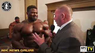 2024 IFBB Pittsburgh Pro Backstage Interview with Andrew Jacked