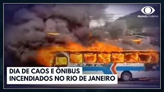 Dia de caos e ônibus incendiados no Rio de Janeiro | Jornal da Band