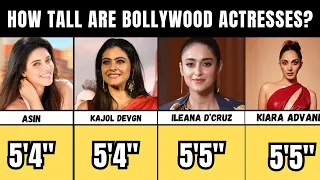 How tall are your favorite bollywood actresses?
