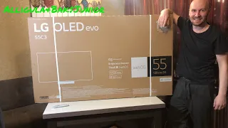 Распаковка и первое включение 4K UHD OLED телевизора | LG OLED55C3RLA