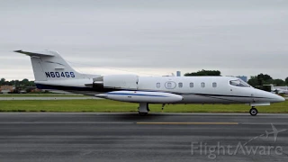 Learjet 35A Flight with POV Camera