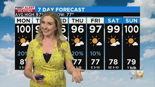 One more hot and dry day before rain falls