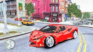 Gta 4 High Speed Realistic Car Crashes Ep.9