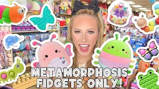 BUTTERFLY ONLY 🐛✨🦋 FIDGET, SLIME, & SQUISHMALLOW SHOPPING CHALLENGE!