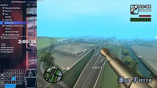 GTA:SA with Half-Life Movement Speedrun 3:47:40