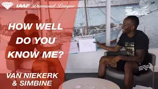 Wayde Van Niekerk and Akani Simbine play "How Well Do You Know Me?" -  Episode 3