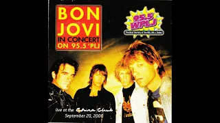 Bon Jovi - In Concert On 95.5 'PLJ  (09/20/2000)