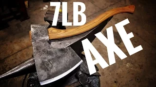 Forging a HUGE Norwegian Broad Axe FINAL