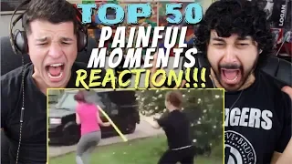 Top 50 Painful Moments! 🤕 REACTION!!!