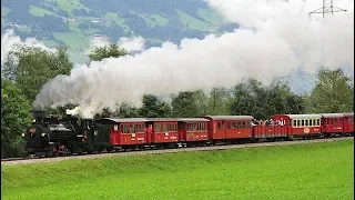 Zillertalbahn Dampflok 83.076 bzw. BHStB IVa5 von Jenbach nach Mayrhofen 7.9.2018