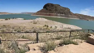 Exploring a once underwater abandoned building at Elephant Butte statepark in NM#ADRIANUNKNOWN