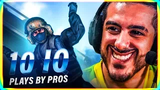 WHEN PROS MAKE 10 IQ PLAYS in CS:GO