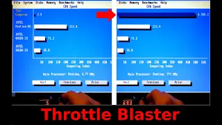 Throttle Blaster: A hardware Turbo knob for slowing down the CPU speed