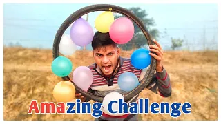 Balloon Vs Rocket Chakri Experiment | Amazing Challenge | Munesh Rana | The Demented Mp Expriements