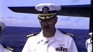Captain Donald Ross, MOH Recipient, Burial at Sea