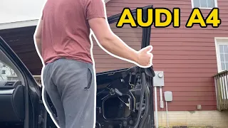 HOW TO : 2006-2008 Audi A4 Mirror Removal