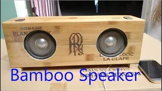 Diy Bamboo speaker from old cassette player  DIY Speaker Build