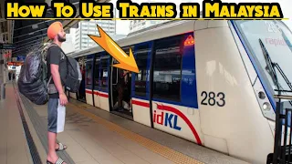 How to use public trains in Kuala Lumpur| How To Buy MRT Ticket| Public Transport in malaysia