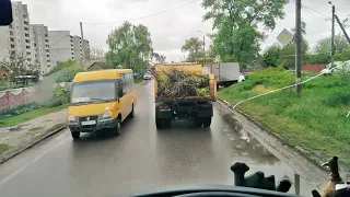 Пробный выезд после ремонта плд секций...