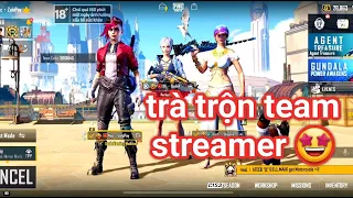 PUBG Mobile - Lần Đầu Trà Trộn Vào Team Hot Streamer Và Cái Kết Được Gánh Top 1 =))