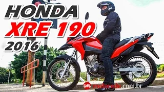 Video Nova Honda XRE 190 2016, preço e especificações - Motorede