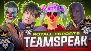 TEAMSPEAK ROYALL ESPORTS | PUBG MOBILE | IPHONE 14 PRO | 90FPS