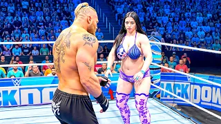 Brock Lesnar vs Indian Girl Wrestler 🇮🇳 WWE SmackDown Today Highlights 18 May 2024