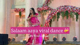 Salaam aaya viral dance by Krishna Soni | Full Video | Baisa Dance