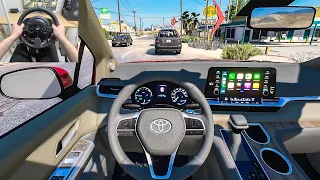 GTA 5 - 2022 Toyota Sienna XSE [Steering Wheel gameplay]