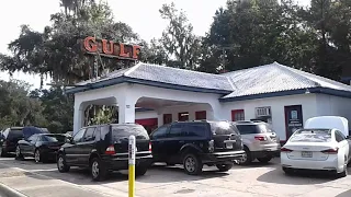 Vintage Gulf Gas Station Hwy 17 Midway Ga